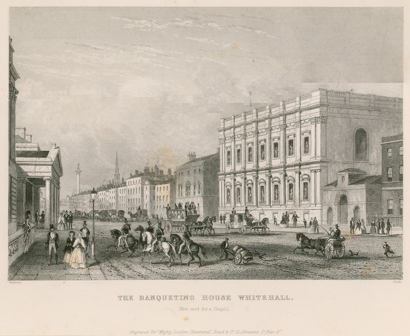 Bankethuset, Whitehall af English School