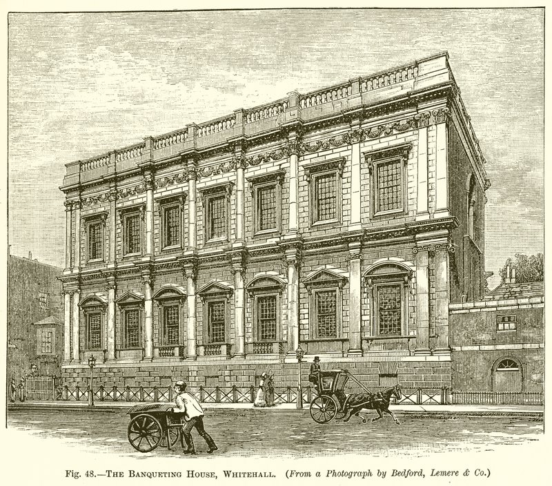 Bankethuset, Whitehall af English School