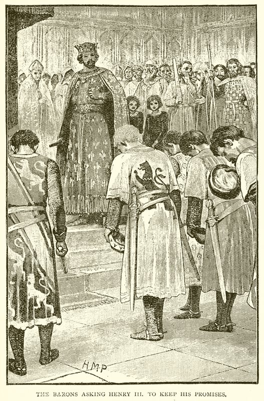 Baronerne beder Henrik III om at holde sine løfter af English School