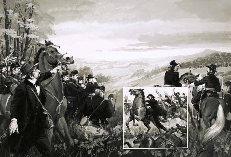 Slaget ved Antietam af English School