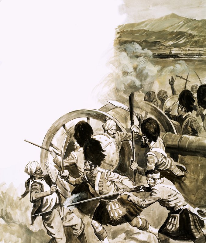 Slaget ved Kandahar, udkæmpet den 1. september 1880 af English School