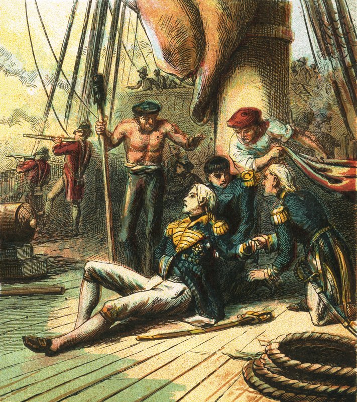 Slaget ved Trafalgar af English School