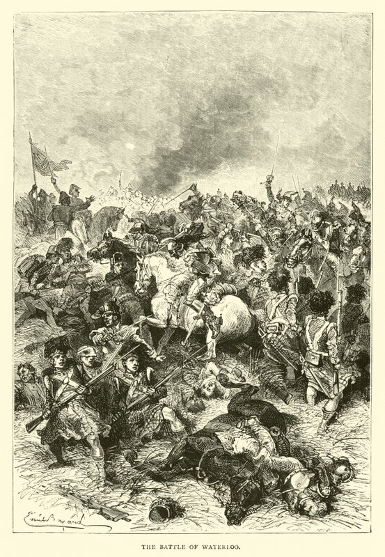 Slaget ved Waterloo af English School