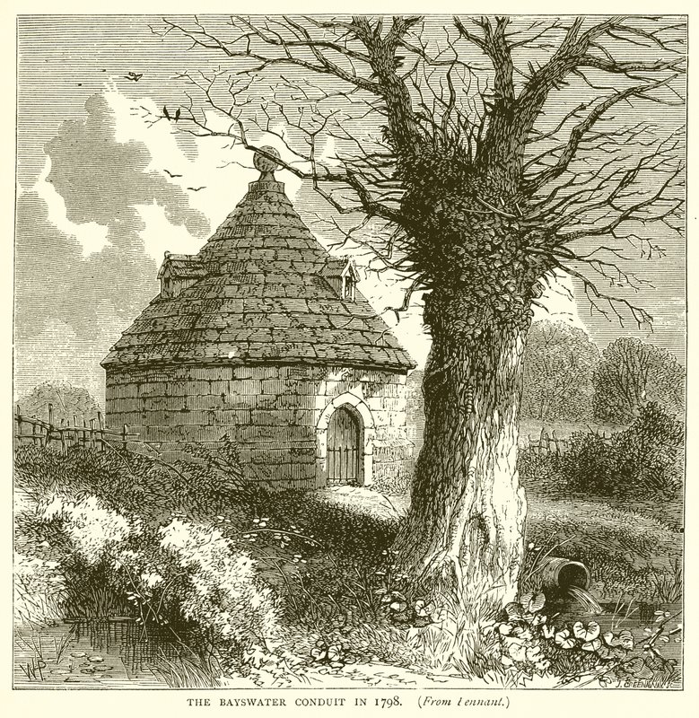 Bayswater Conduit i 1798 af English School