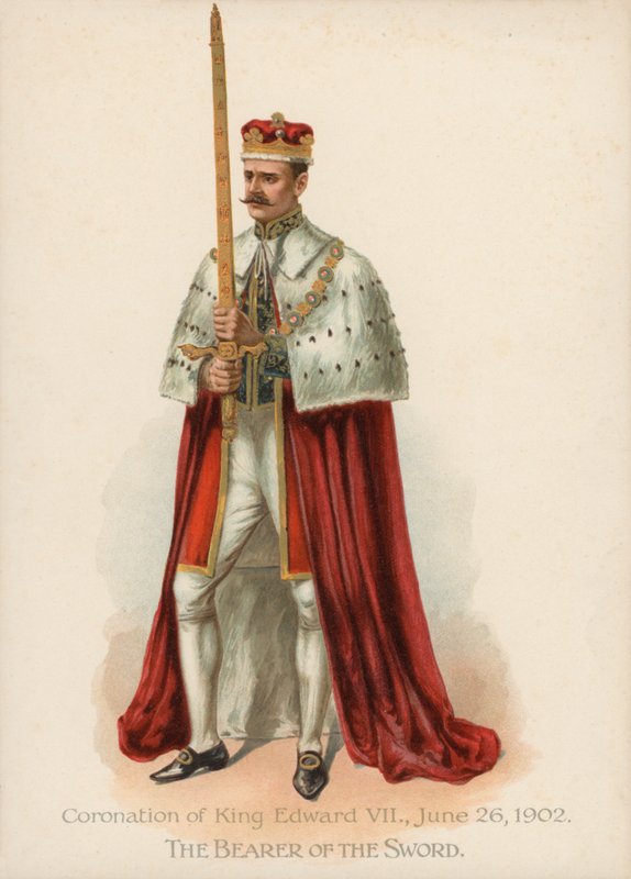 Sværdets bærer (chromolitho) af English School