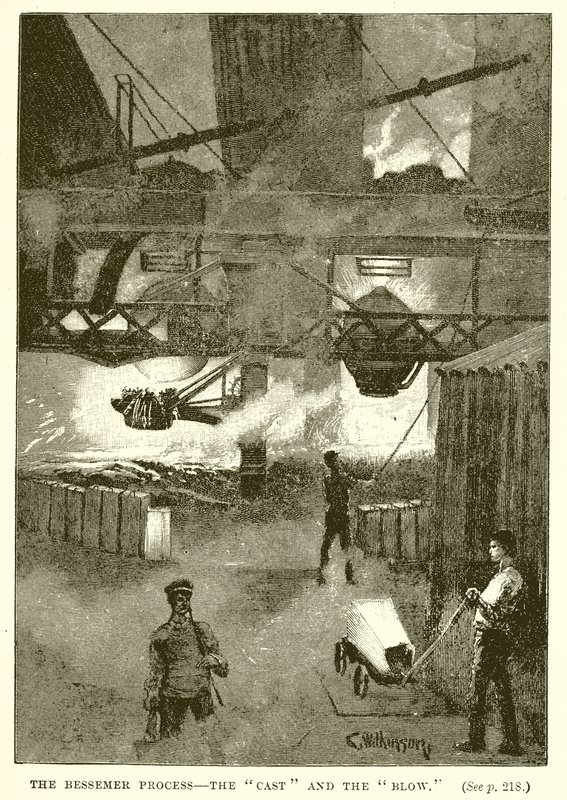 Bessemer-processen - støbningen og slaget af English School