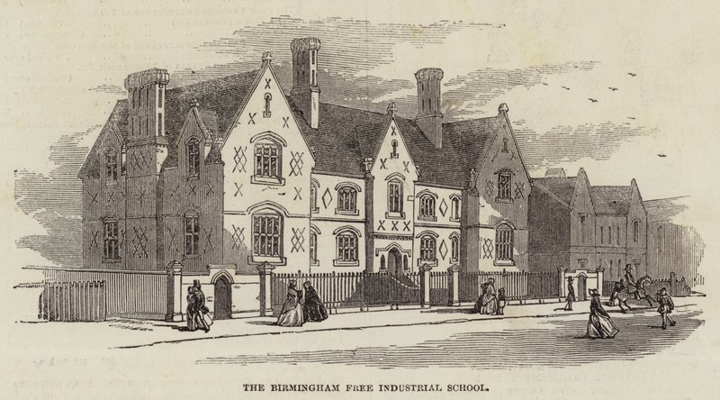 Birmingham Free Industrial School (gravering) af English School