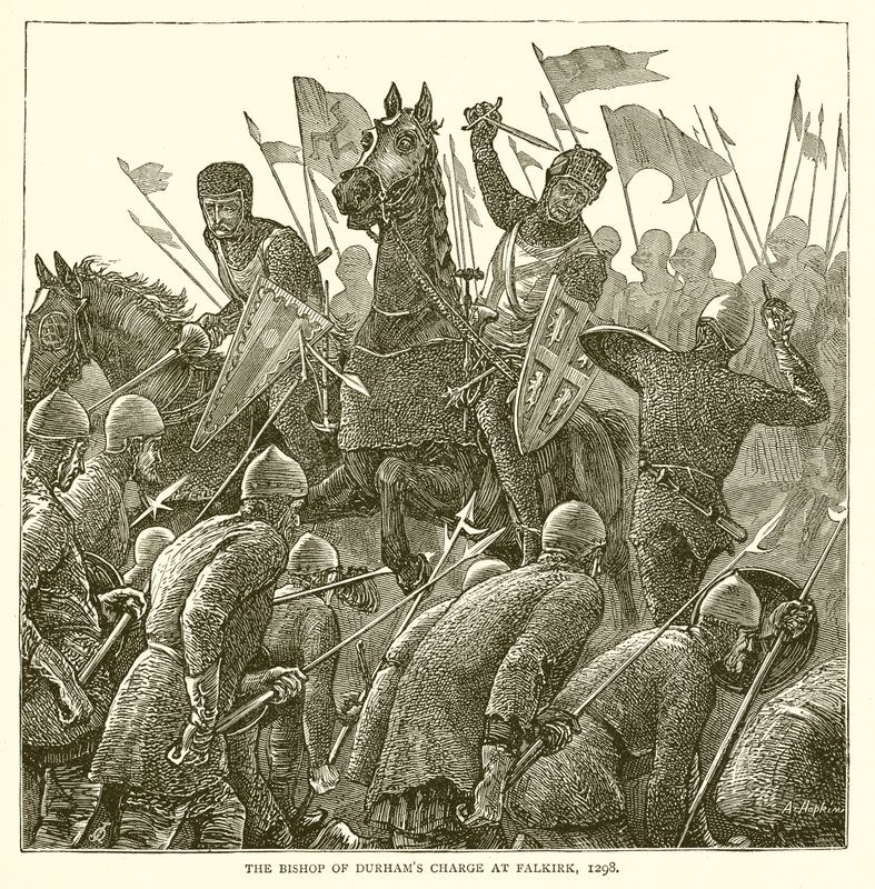 Biskoppen af Durhams anklager i Falkirk, 1298 af English School