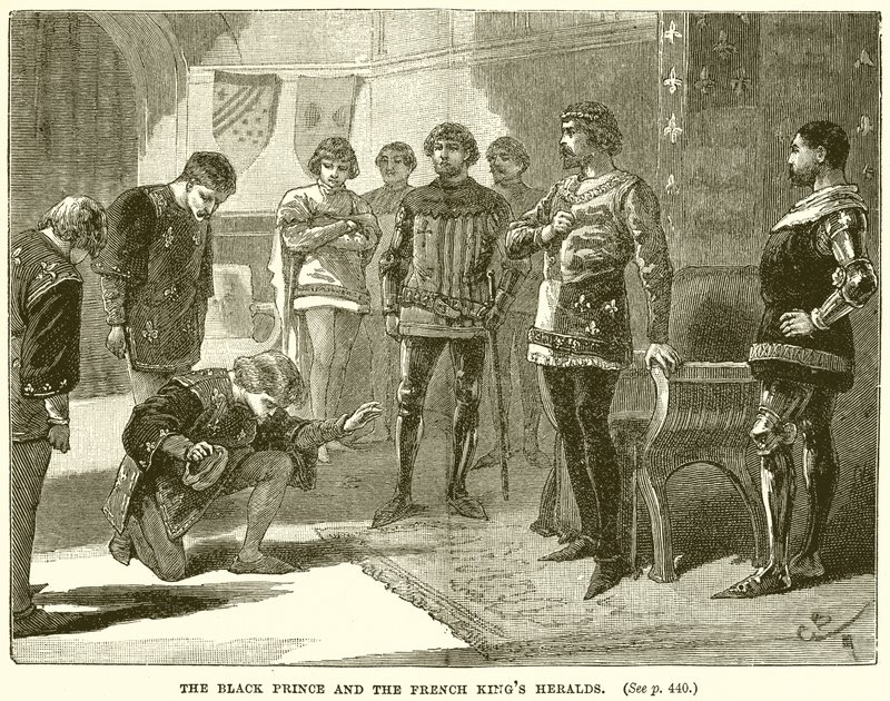 Den sorte prins og de franske konger varsler af English School