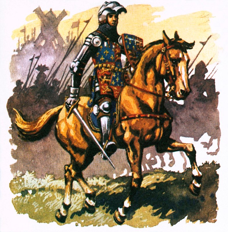 Den Sorte Prinss rustning af English School