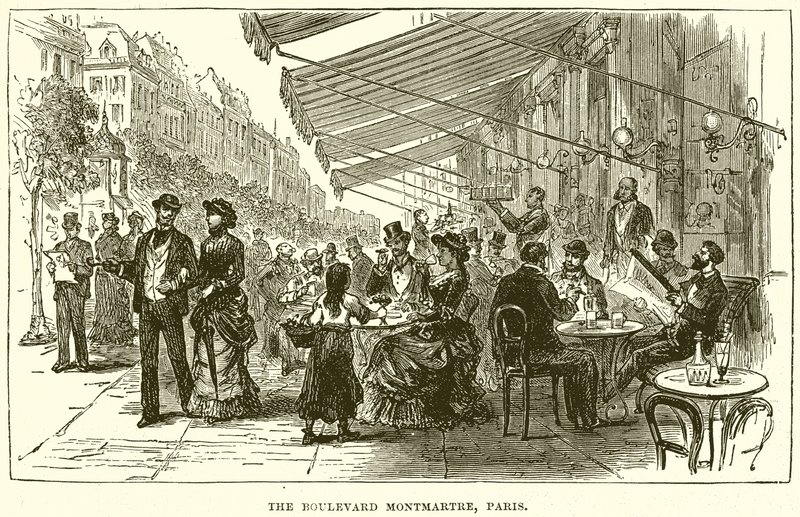 Boulevard Montmartre, Paris af English School