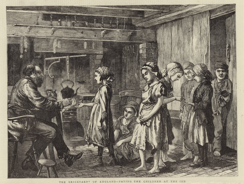 The Brickyards of England - Paying the Children af English School