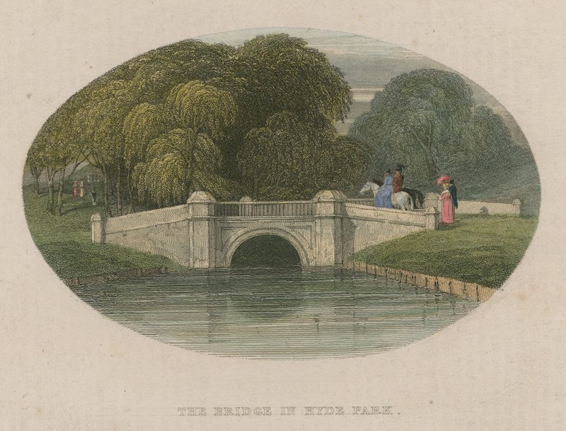 The Bridge of Hyde Park, London af English School