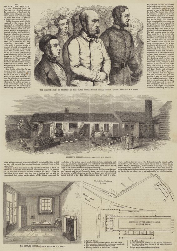 The Broadstone Tragedy (gravering) af English School