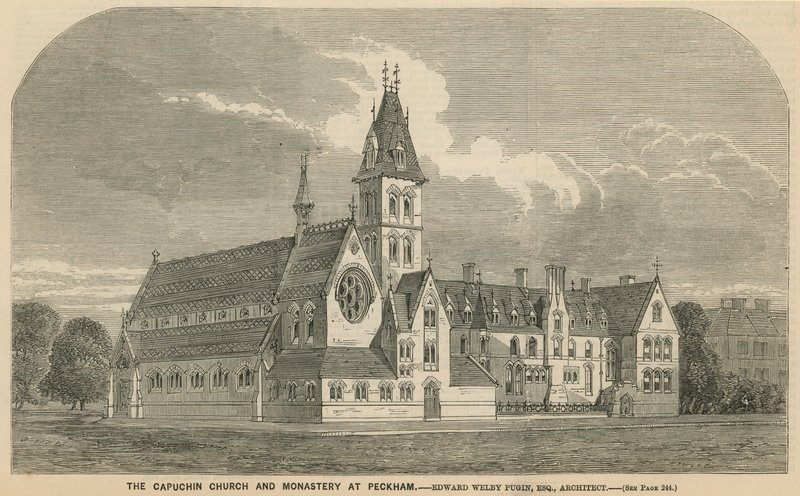 Kapucinerkirken og klosteret i Peckham af English School
