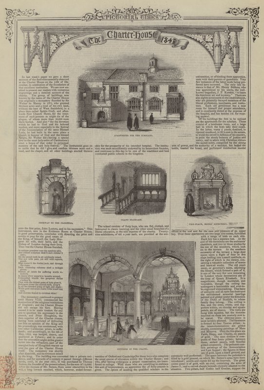 Charterhuset, 1843 af English School