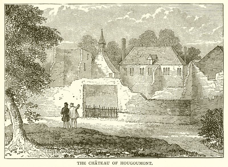 Slottet i Hougoumont af English School