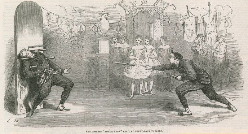 Den kinesiske impament-bedrift på Drury Lane Theatre af English School