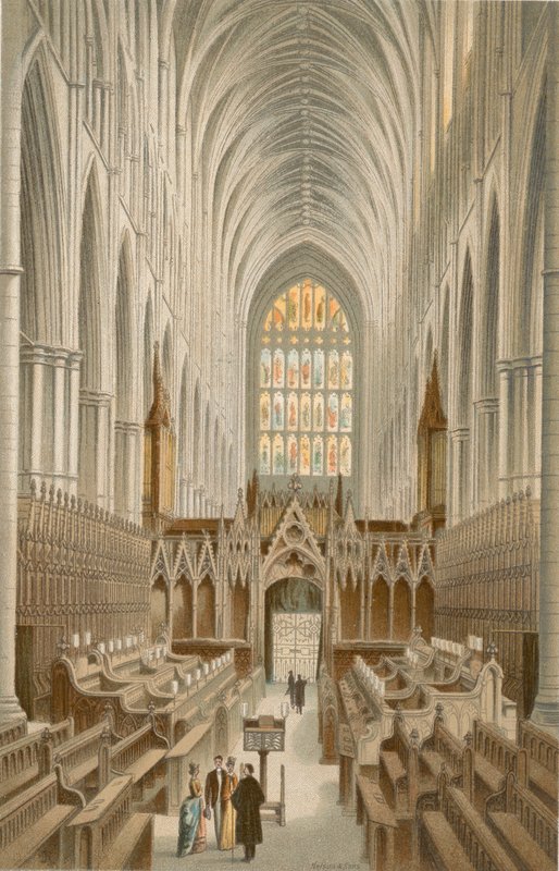 Koret, Westminster Abbey af English School