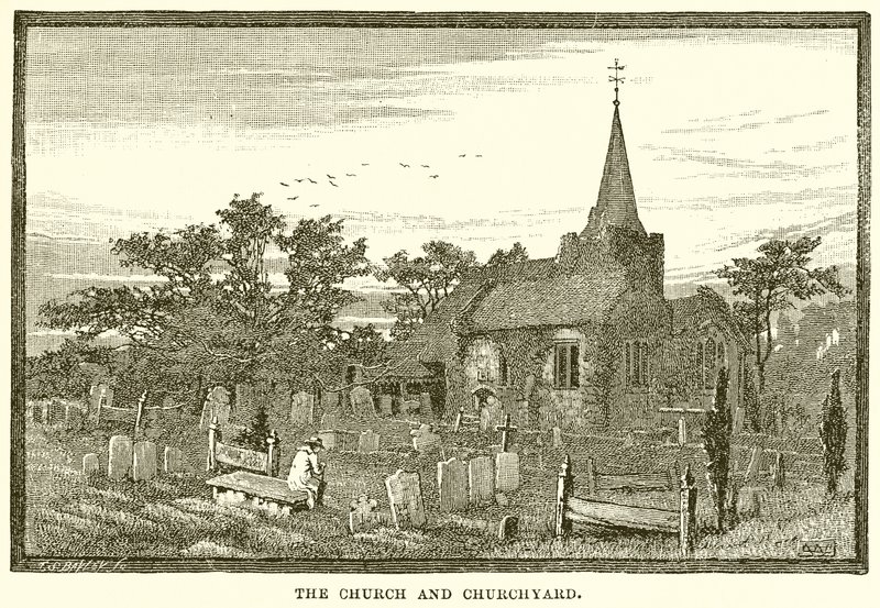 Kirken og Kirkegården af English School