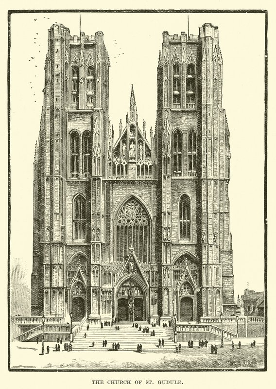 Sankt Gudule Kirke af English School