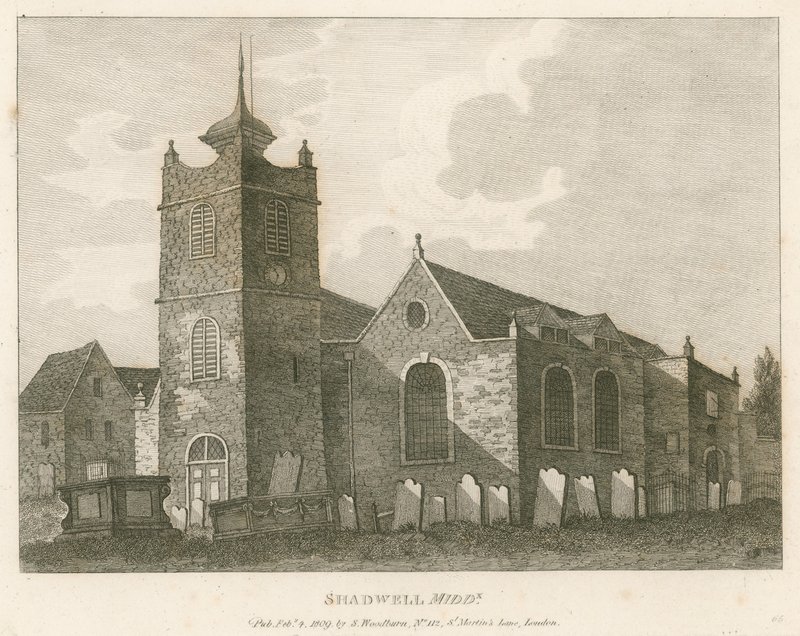 The Church of St Paul, Shadwell, London af English School