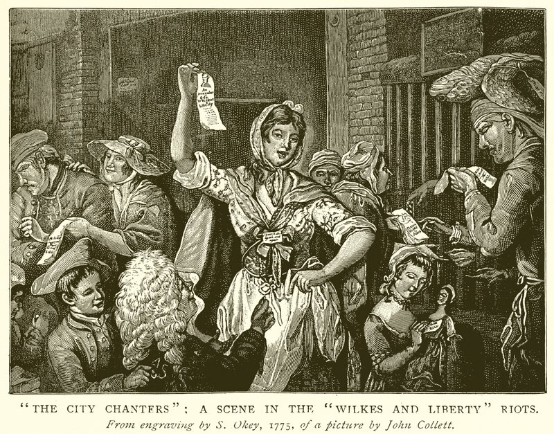 The City Chanters: A Scene in the Wilkes and Liberty Riots af English School