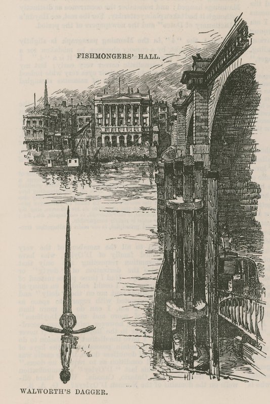 The City Guilds: The Fishmongers Company: Fishmongers Hall og Walworths Dagger af English School