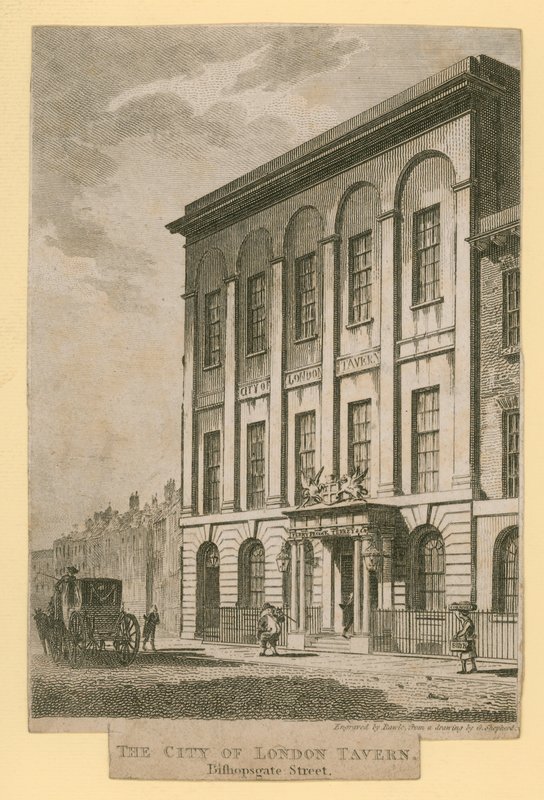 The City of London Tavern, Bishopsgate Street af English School