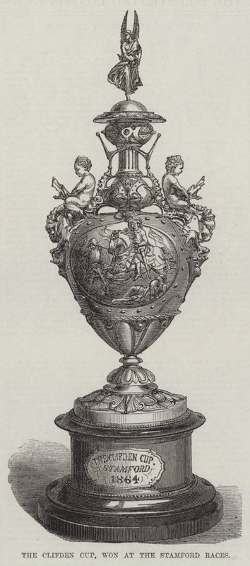 Clifden Cup, vundet ved Stamford Races (gravering) af English School