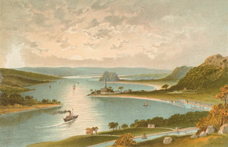 The Clyde fra Dalnotter Hill af English School
