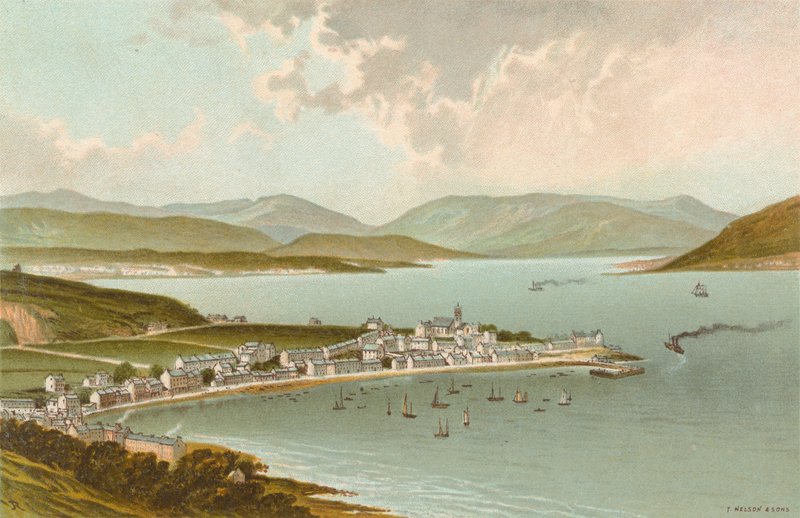 The Clyde fra oven Gourock af English School