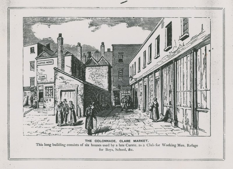The Colonnade, Clare Market, London af English School