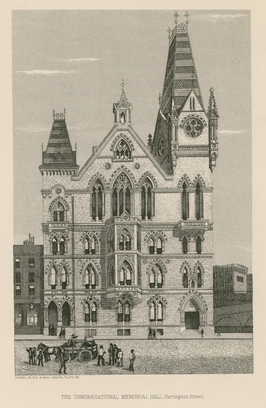 Congregational Memorial Hall, Farringdon Street, London af English School