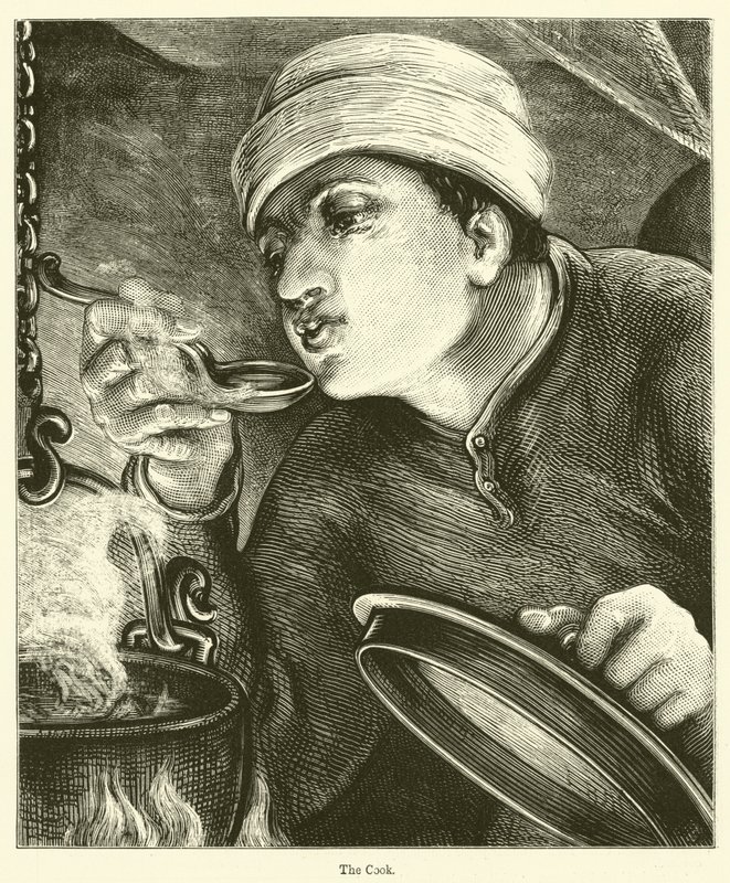 The Cook (gravering) af English School