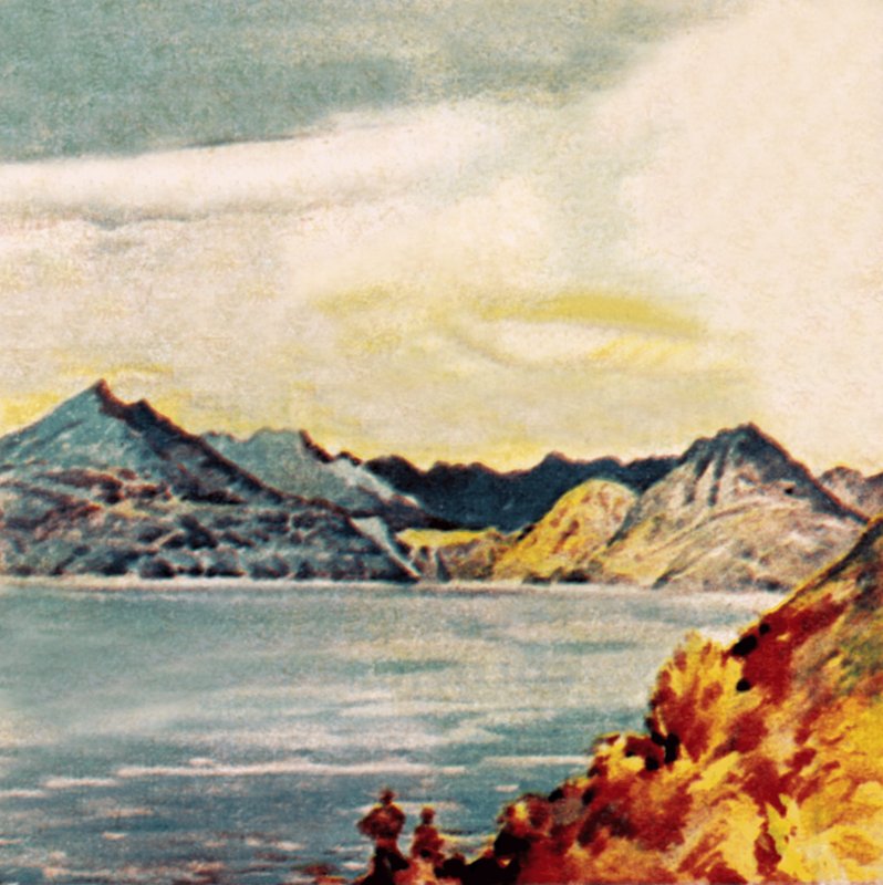 The Coolins eller Cuillins of Skye af English School