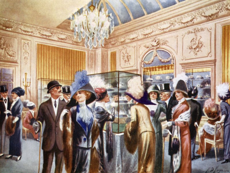 The Coronation Tiara Exhibition, april 1911, hos Cartier
