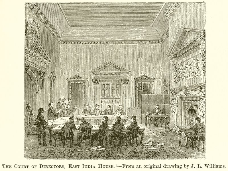 The Court of Directors, East India House af English School