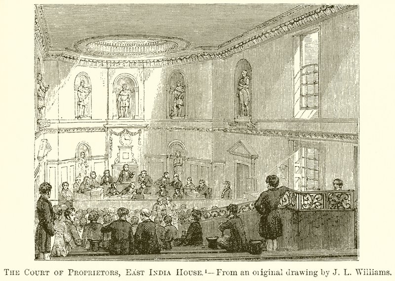 The Court of Proprietors, East India House af English School