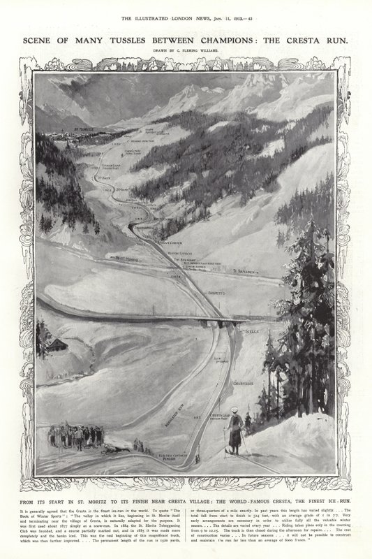 Cresta Run, St. Moritz, Schweiz af English School