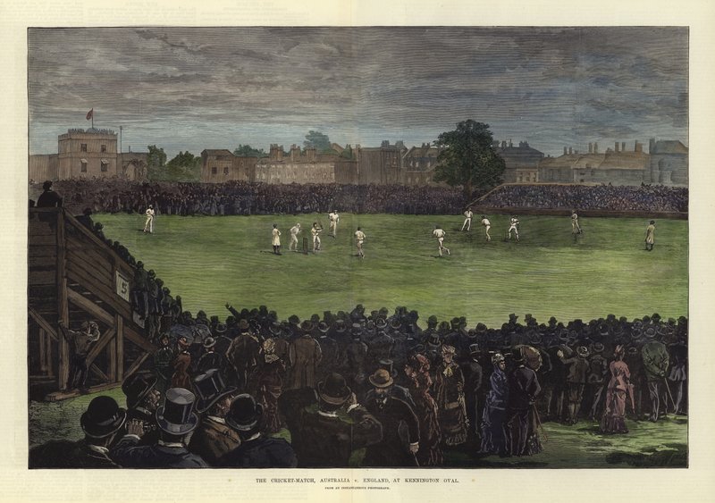 Cricketkampen, Australien mod England, på Kennington Oval af English School
