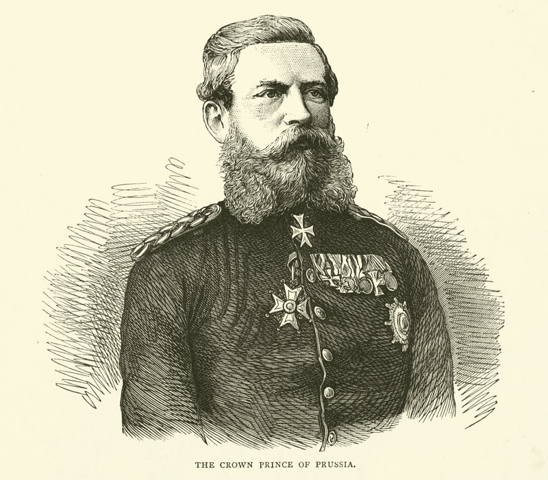 Kronprinsen af Preussen, august 1870 af English School