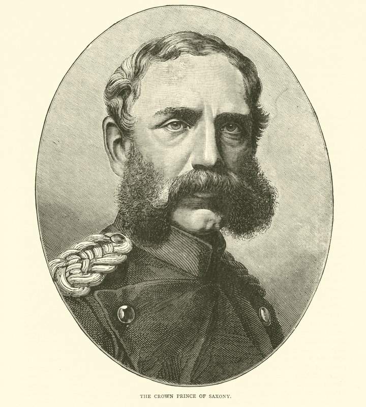 Kronprinsen af Sachsen, august 1870 af English School