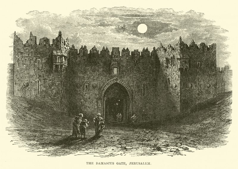 Damaskus-porten, Jerusalem af English School
