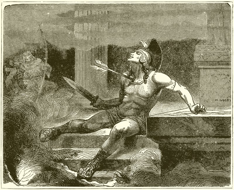 Alcibiades død af English School