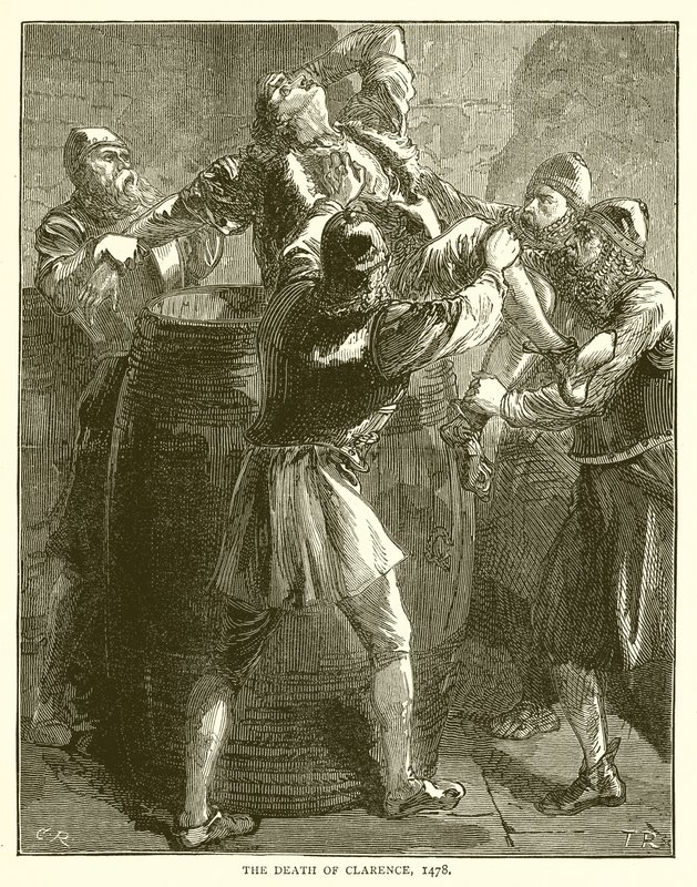 Clarences død, 1478 af English School