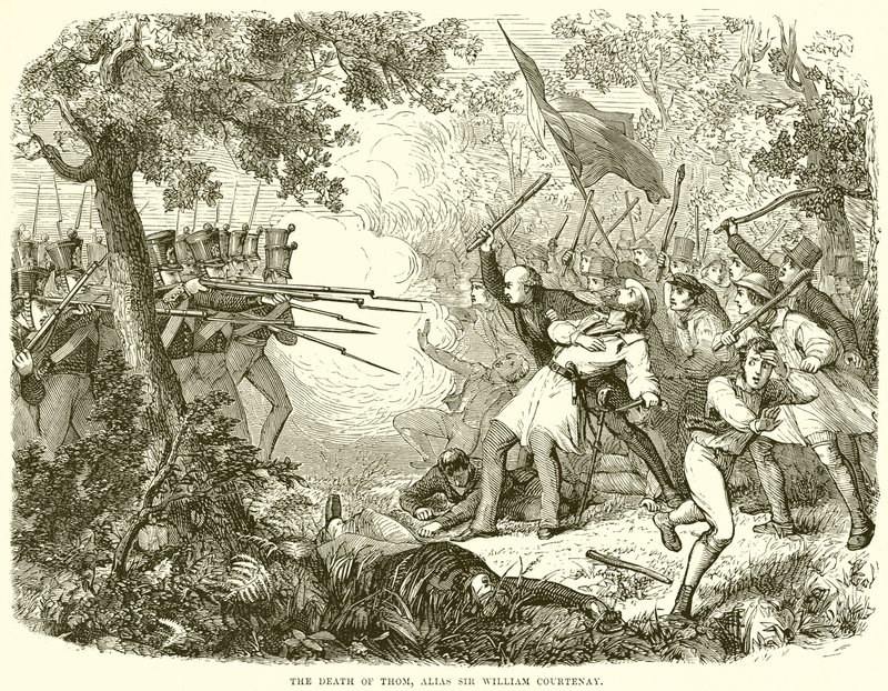 Thoms død, alias Sir William Courtenay af English School