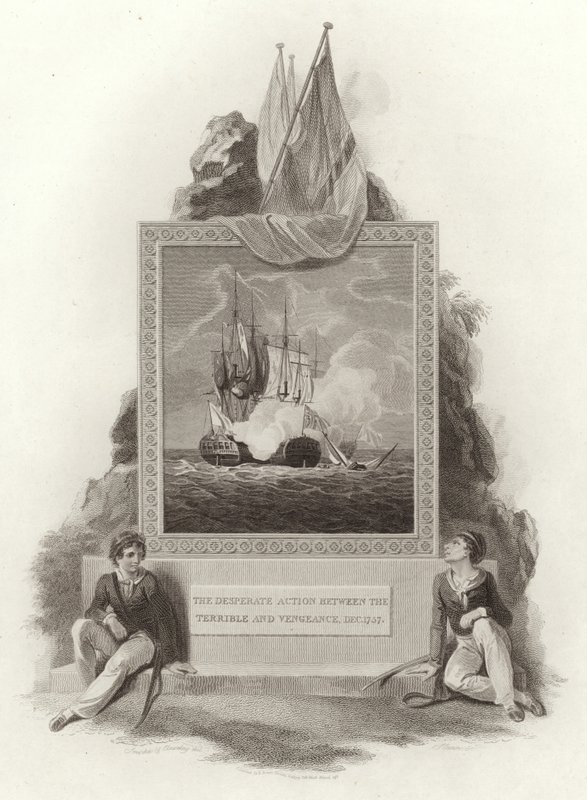 Den desperate handling mellem de grusomme og hævn, dec 1757 af English School