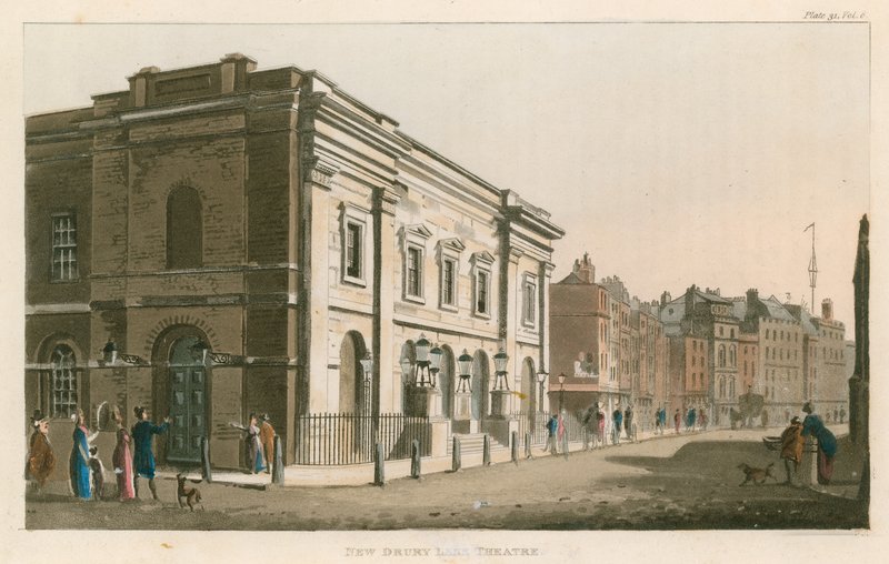 Drury Lane Theatre, London af English School