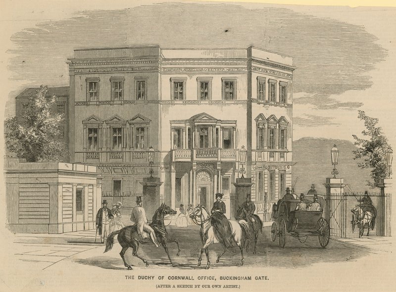 Hertugdømmet Cornwall Office, Buckingham Gate, London af English School